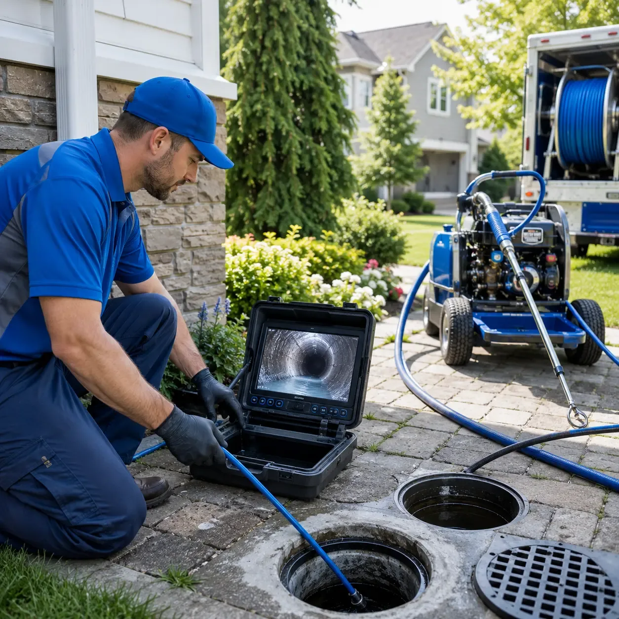 Outdoor drain cleaning professionals serving Wilson, AR